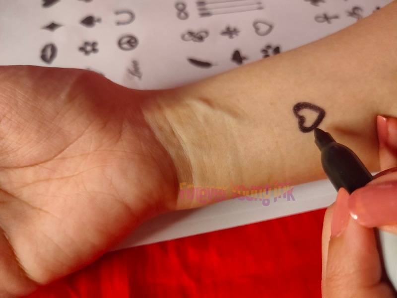 How to Make a Temporary Tattoo without Tracing Paper?